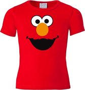Sesamstraat Elmo Logoshirt kinder t-shirt - Logoshirt - 122/134