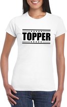 Topper t-shirt wit dames 2XL