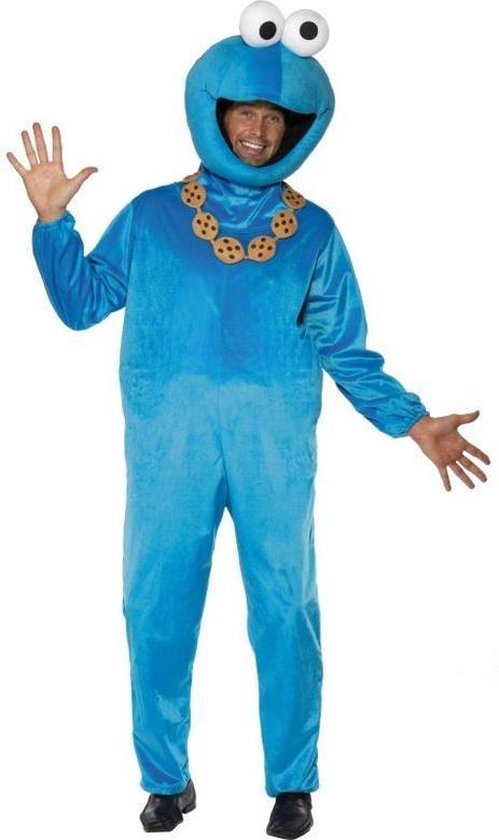 Kostuum van Cookie Monster uit Sesame Straat™ voor volwassenen -  Verkleedkleding -... | bol.com