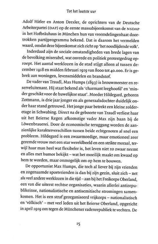 Tot Het Laatste Uur