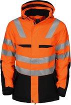 Projob 6418 Reflectie jas Oranje/Zwart maat XXXL