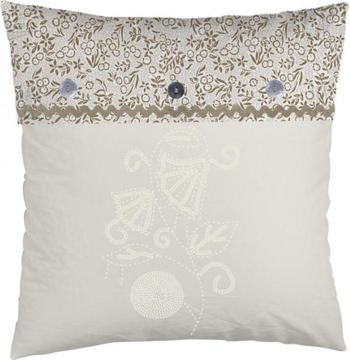 Stapelgoed Shiny Pearl - Sierkussen - Bruin - 50x50