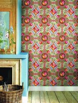 Eijffinger wall paper PIP Studio Singing Roses Khaki