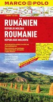 MARCO POLO Länderkarte Rumänien / Republik Moldau 1 : 800 000