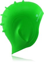 #DoYourSwimming - Badmuts voor volwassenen - »Franklin« - silicoon (Spandex) - perfecte pasvorm en extra oorbescherming - groen