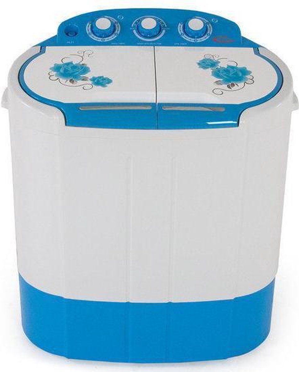 Mini wasmachine met centrifuge - max. 2,6 kg wasgoed 400890 | bol.com