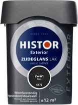 Histor Exterior Lak Zijdeglans 0,75 liter - Zwart