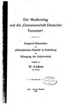 Der musikverlag und die Genossenschaft deutscher tonsetzer