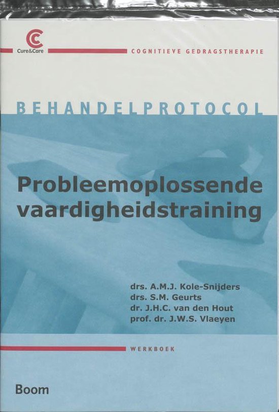 Cover van het boek 'Behandelprotocol probleemoplossende vaardigheidstraining / druk 1'