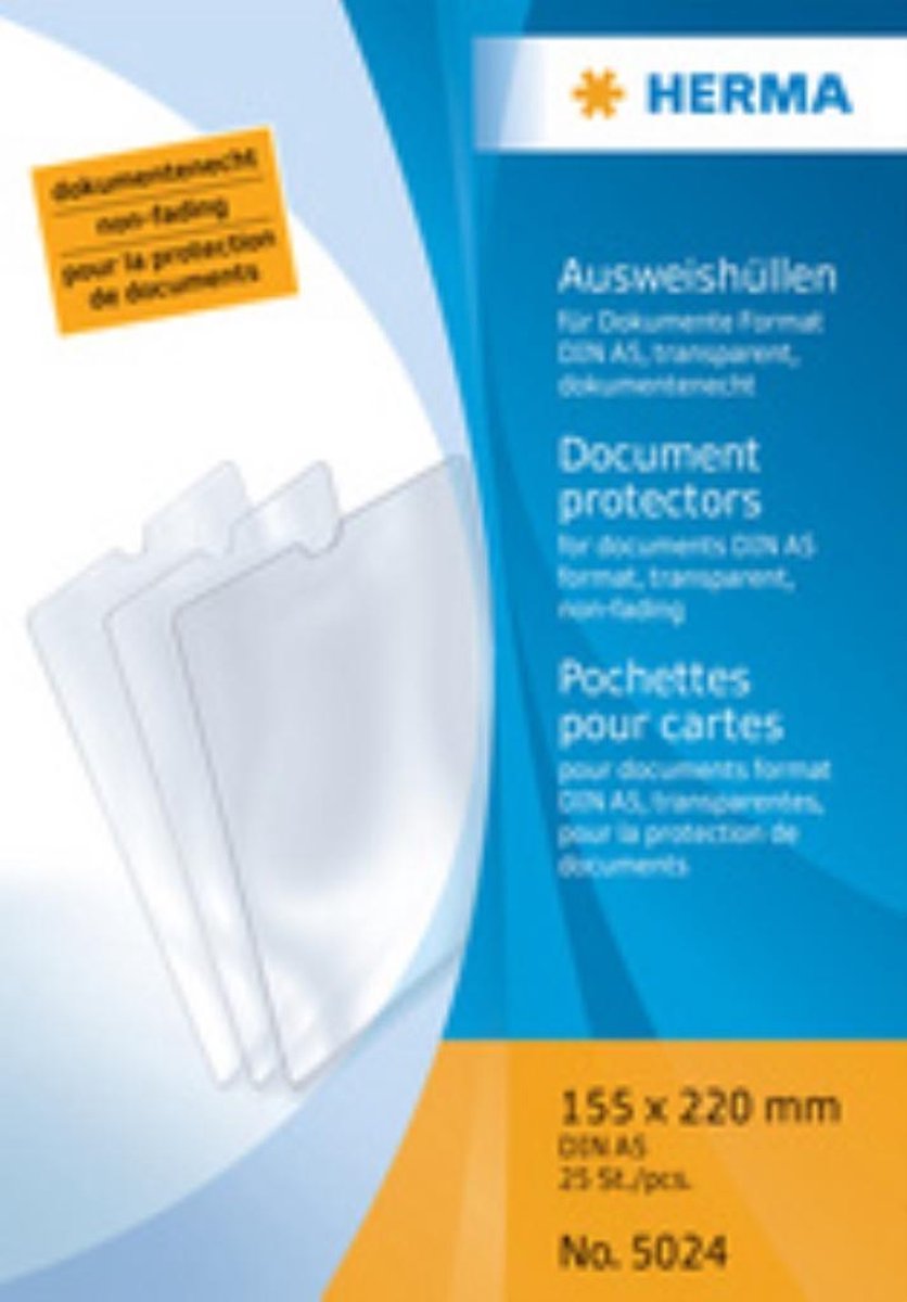 1x25 Herma Paspoorthoezen 95x135 5020