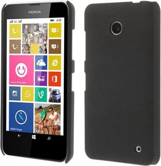 Overtreding Referendum Necklet KEES Zand-textuur Hardcover Hoesje Nokia Lumia 635 - Zwart | bol.com