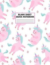 Blank Sheet Music Notebook