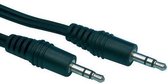 Benza Kabel - 2x 3.5 mm Male Plugen Stereo Audio, Aux, Jack Kabel 10,00 Mtr Zwart (Mobile telefoon)