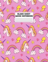 Blank Sheet Music Notebook