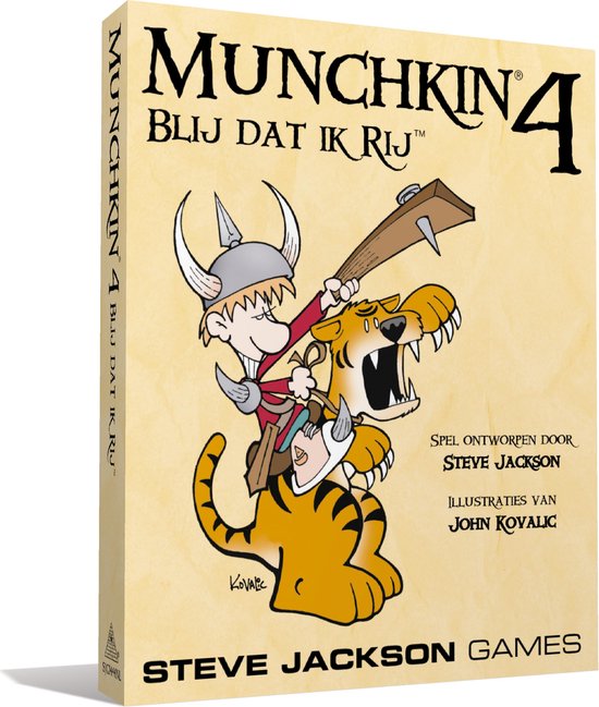 Afbeelding van het spel Munchkin 4 Blij Dat Ik Rij - Uitbreiding