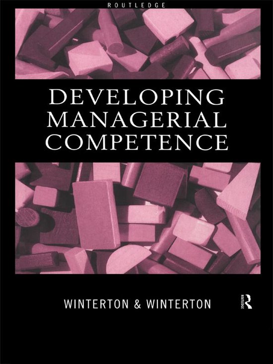 Developing Managerial Competence - cover