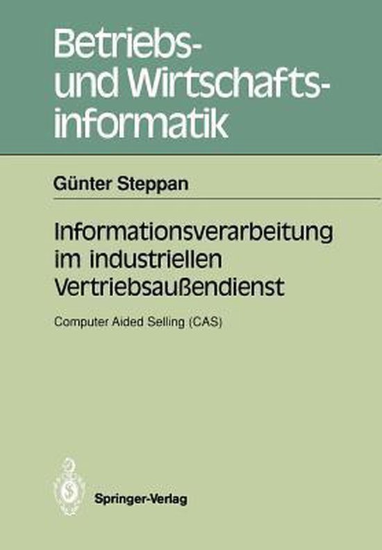 Informationsverarbeitung Im Industriellen Vertriebsaussendie ... - cover