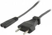 Easyfiks Netvoedingskabel Voedingskabel C7, 230V, 5 Amp 1.8 Meter, 2x0.75mm2 Radio BME701