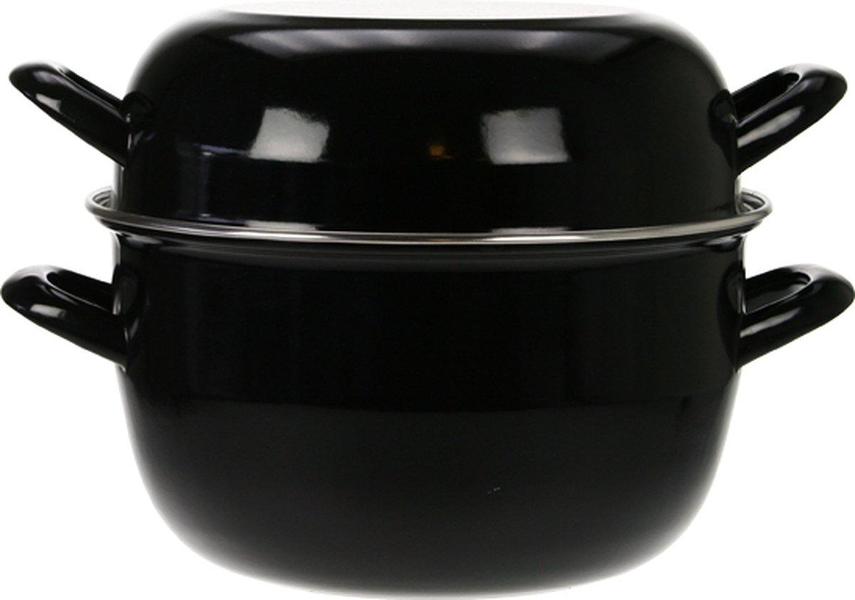 Cosy&Trendy Mosselpan - � 24 cm - Zwart