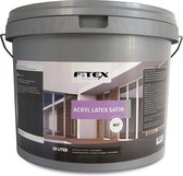 Fitex-Muurverf-Acryl Latex Satin-Ral 9001 Cremewit