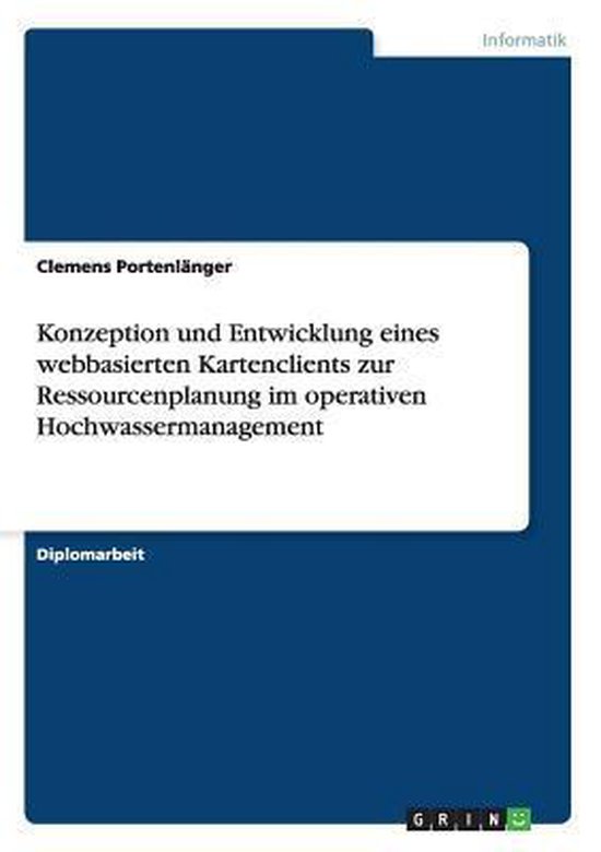 Konzeption Und Entwicklung Eines Webbasierten Kartenclients  ... - cover