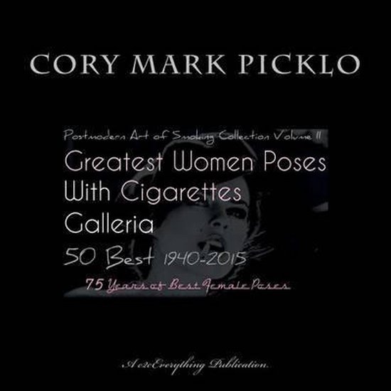 Postmodern Art of Smoking- Greatest Women Poses with Cigaret ... - cover