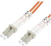 LOGON AL5LCLC20I/3I Glasvezel kabel 20 m OM3 2x LC Oranje