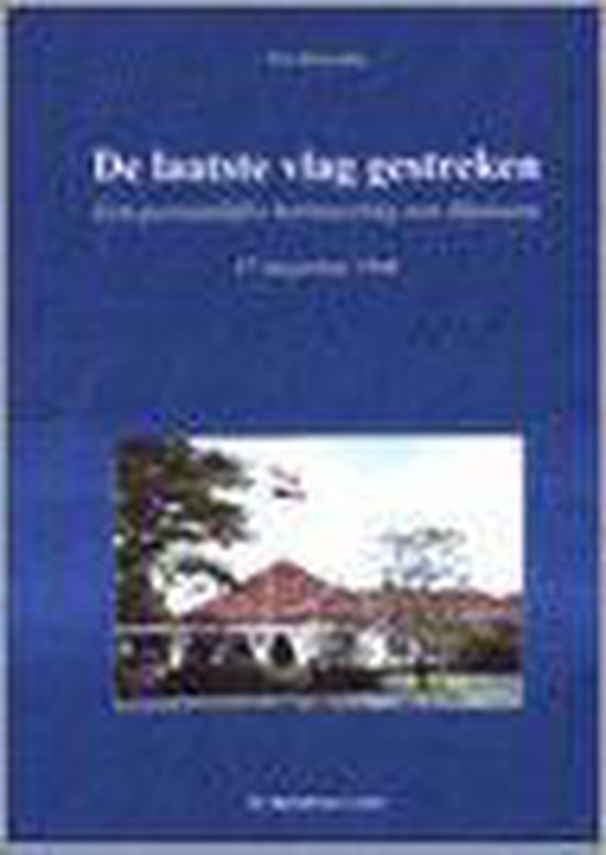 Cover van het boek 'Laatste vlag gestreken' van P. Buwalda