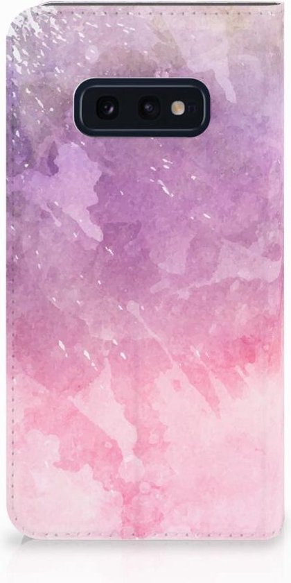 Bookcase Samsung Galaxy S10e Pink Purple Paint