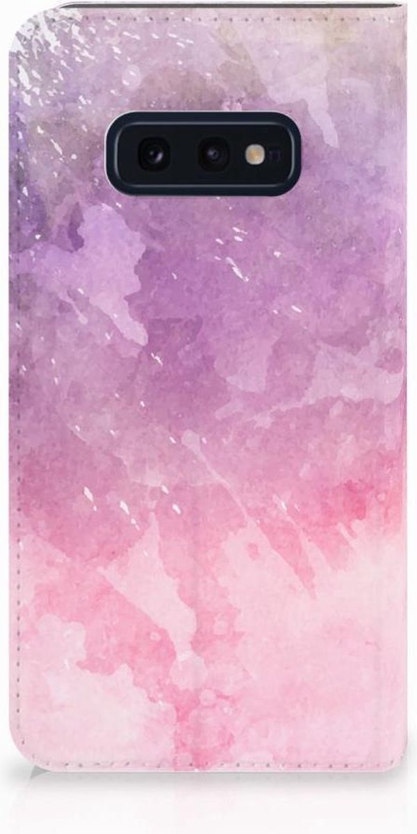 Bookcase Samsung Galaxy S10e Pink Purple Paint