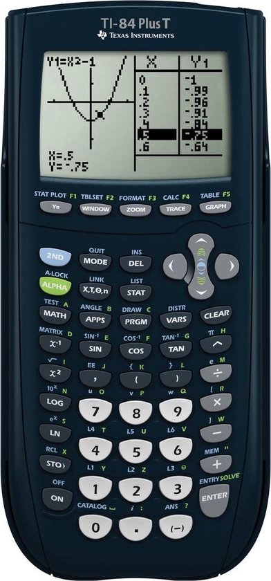 Bemiddelaar naam Dakraam Texas Instruments TI-84 Plus T - Grafische Rekenmachine | bol.com