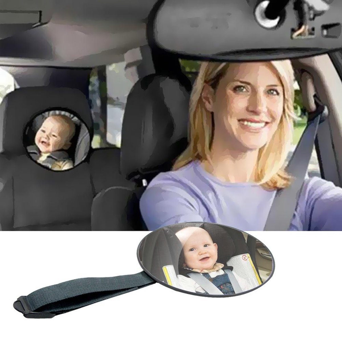 Autospiegel Achterbank - Baby & Kinderen Autospiegel - Babyspiegel
