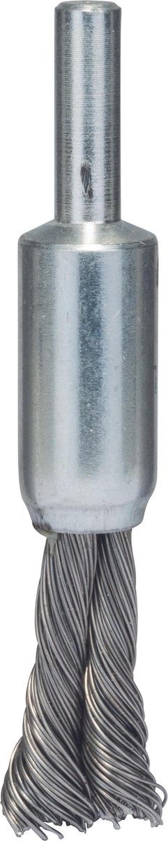 6MM PENSEELBORSTEL 10 VLECHT 0.35 STAAL