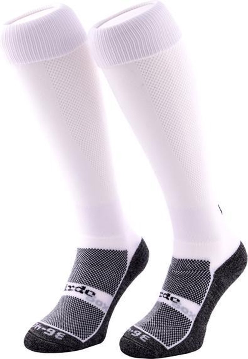 WeirdoSox sportsokken Wit, hockeysokken, voetbalsokken - Maat 31/35