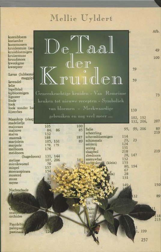 Cover van het boek 'De taal der kruiden' van Mellie Uyldert
