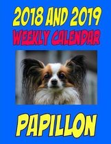 2018 and 2019 Weekly Calendar Papillon