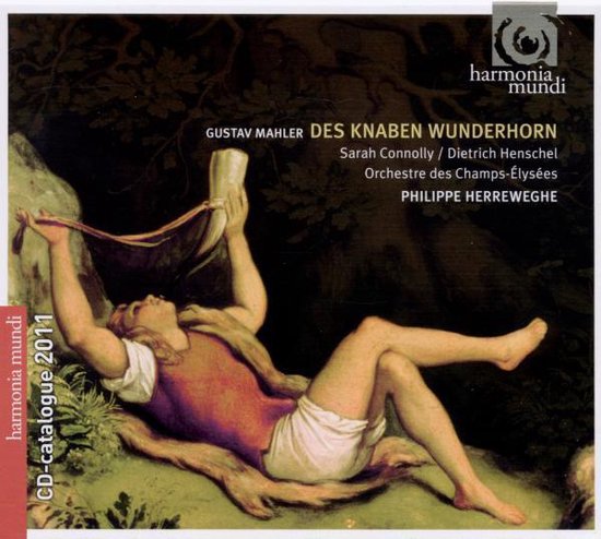 Harmonia Mundi CD-catalogus 2011 met Gustav Mahler Des Knaben Wunderhorn, gezongen door Sarah Connolly en Dietrich Henschel.