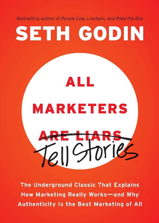 Boek cover All Marketers Are Liars van Seth Godin (Paperback)