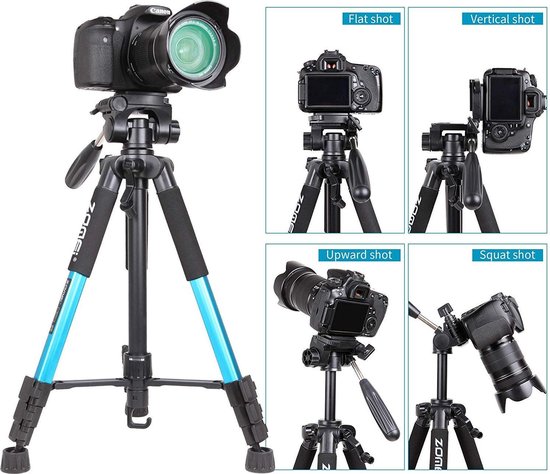 Professioneel Universeel Lichtgewicht DSLR Camerastatief - Voor de Sony /  Canon /... | bol.com
