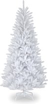 Montreal kunstkerstboom - 150 cm - wit - Ø 83 cm - 412 tips - metalen voet