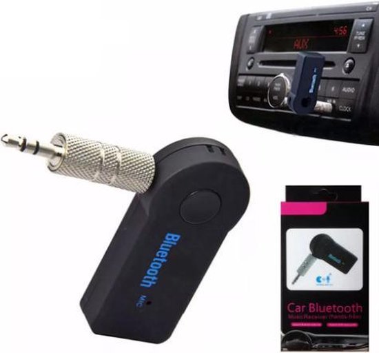 Jack Black Bluetooth AUX Audio Musique Récepteur De Voiture Kit Sans Fil à  prix pas cher