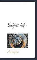 Subject Index