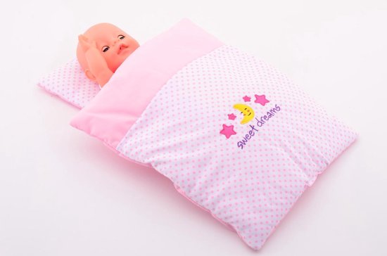 Ensemble de couverture et oreiller Baby Rose