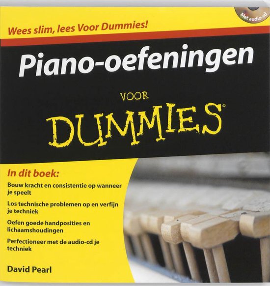 Cover van het boek 'Piano-oefeningen voor Dummies'