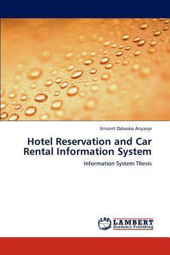 Hotel Reservation and Car Rental Information System - cover