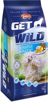 Get Wild Sensitive - Hondenvoer voor volwassen honden van middelgrote en grote rassen - Hondenbrokken met lam smaak - 15kg