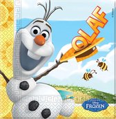Serviettes Disney Frozen Olaf, 20e.