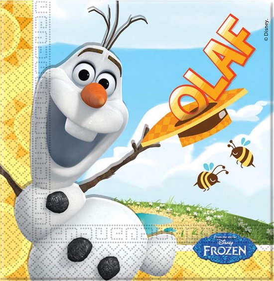 Disney Frozen Olaf Servetten, 20st.