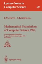 Mathematical Foundations of Computer Science 1992