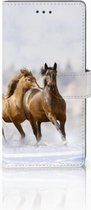 Geschikt voor Samsung Galaxy Note 8 Hoesje Paarden